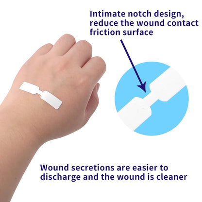 120PCS Small Waterproof Butterfly Adhesive Band-Aids - 1cmX4.5cm Wound Closure for Emergency Kit - Hot Sale Adhesive Bandages