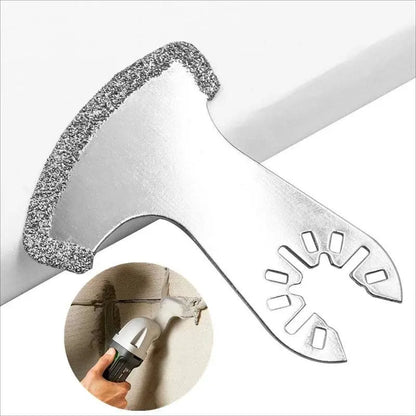 Diamond Oscillating Saw Blade: Multi-Tool Blade for Rough Sanding Fillers, Tile, Ceramics - Electric Accessories Multitool