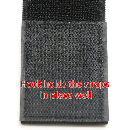 Customizable Elastic Band Hook Loop - Nylon Cable Ties, Reverse Buckle, Sticky Fastener Tape for Athletic & General Use