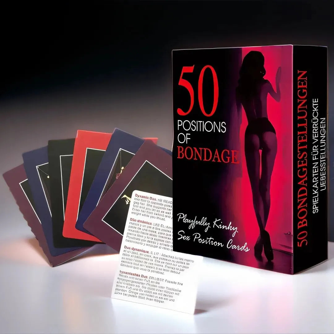 Adult Sex Card Game: Explore 50 Kinds of Bedroom Commands - Perfect Naughty Gift for Valentine's Day Couples Party