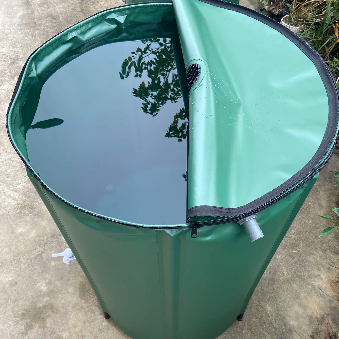 100-250L Rain Water Recovery Storage Tank | Collapsible Rain Barrel for Garden Irrigation | Rainwater Collection Container