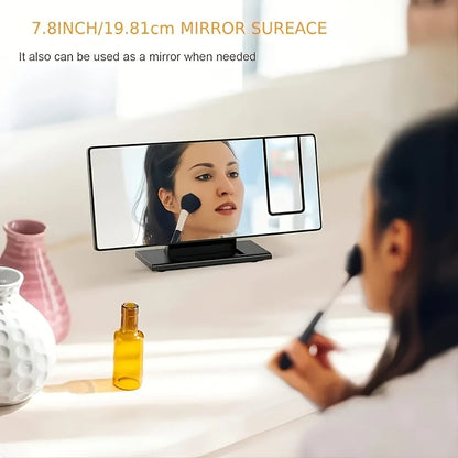 Multifunctional Mirror Projection Alarm Clock - Intelligent Luminous, Large Screen for Bedroom