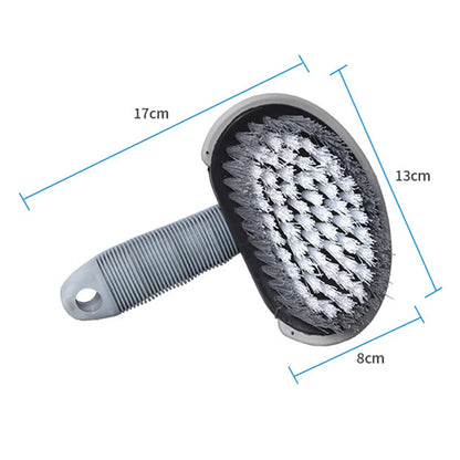 Car Wash Cleaning Brush with T-Bend Handle: Nylon Bristle Wheel Hub Gap Cleaning Tool - Car Detailing, Special Tire Brush