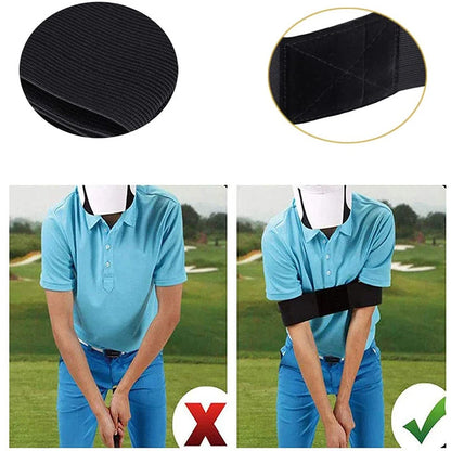 Hot Sale Golf Swing Trainer Arm Band: Professional Elastic Gesture Alignment Training Aid - Improve Your Swing with Practicing Guide