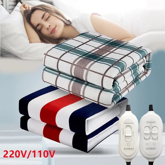 Electric Physiotherapy Heating Pad - 110V/220V, Pain Relief, Winter Warmth, Thermostat Security, Heated Blanket