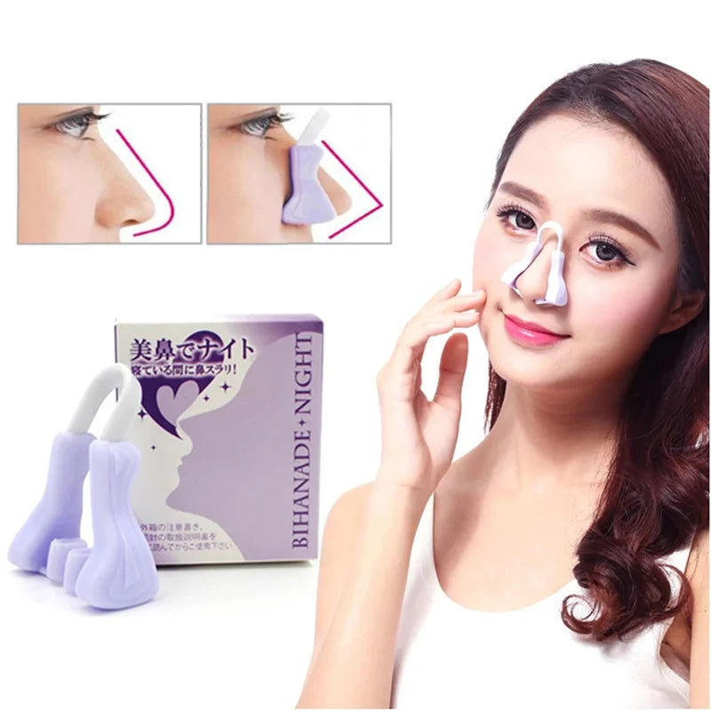 Nose Shaper Clip - Nose Up Lifting Bridge Shaping Straightening Slimmer Device, Silicone Nose Slimmer Beauty Tool, No Painful Hurt