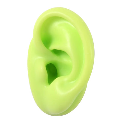 Professional Silicone Ear Model for Piercing Practice - Reusable Earring and Ear Stud Display Tool, Ideal for Body Jewelry Showcasing