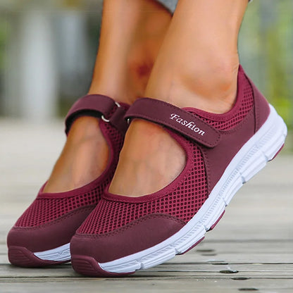 Summer 2024 Women’s Casual Sneakers – Lightweight Flat Shoes for Women, Stylish Summer Footwear