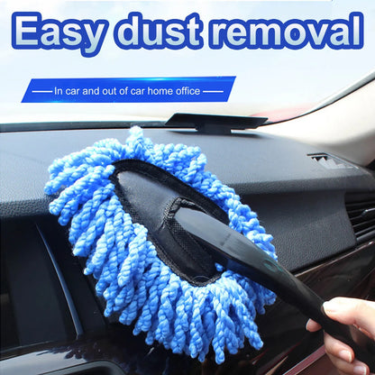 Effortless Cleaning: Multifunctional Car Collector Dust Mop - Strong Water Absorption Bristles, Ideal for Vehicle Cleaning, Waxing, and Car Wash