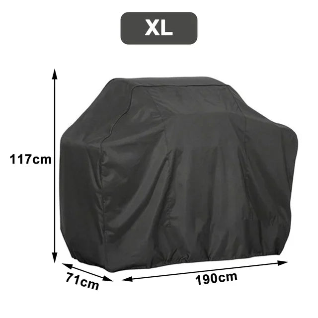 Heavy Duty Waterproof BBQ Grill Cover - Anti-Dust, Rain Protective Outdoor Barbecue Cover for Weber and Charbroil