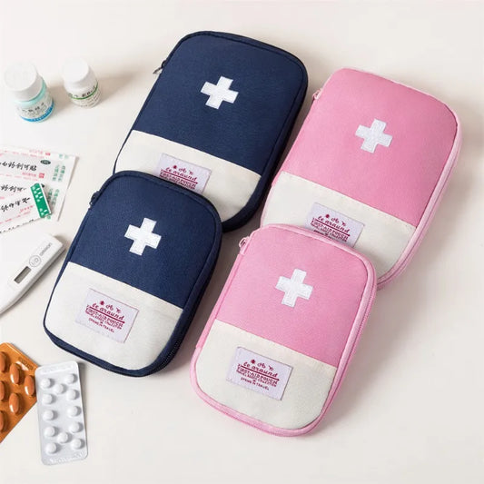 Cute Portable Medicine Bag: First Aid Kit Organizer for Medical Emergency - Outdoor Household Pill Storage Travel Case