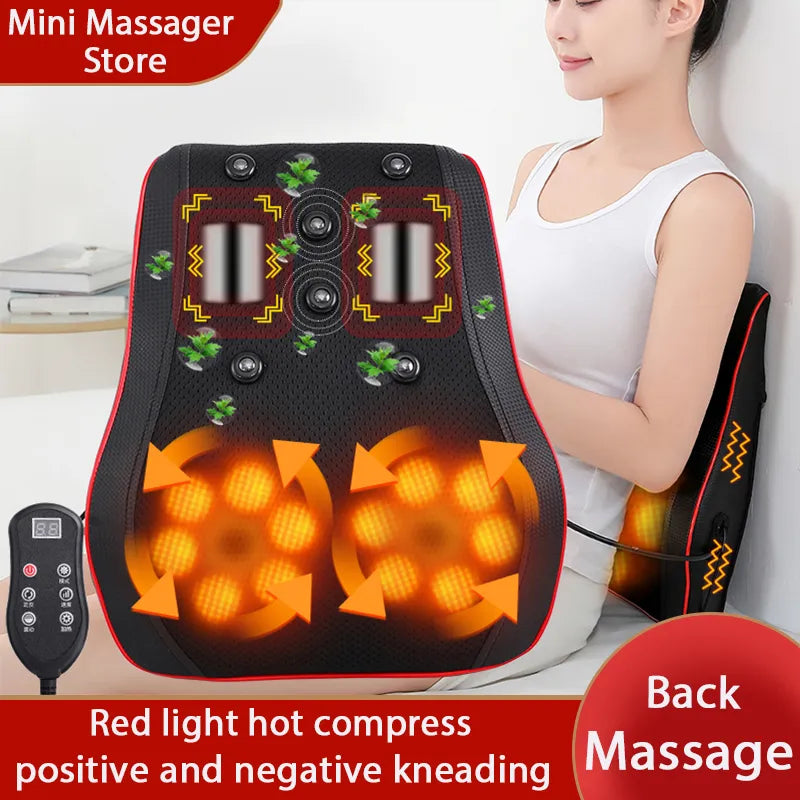 Portable Waist Massage Car Massager - Heating Neck and Body Relaxation for Muscle Relaxation