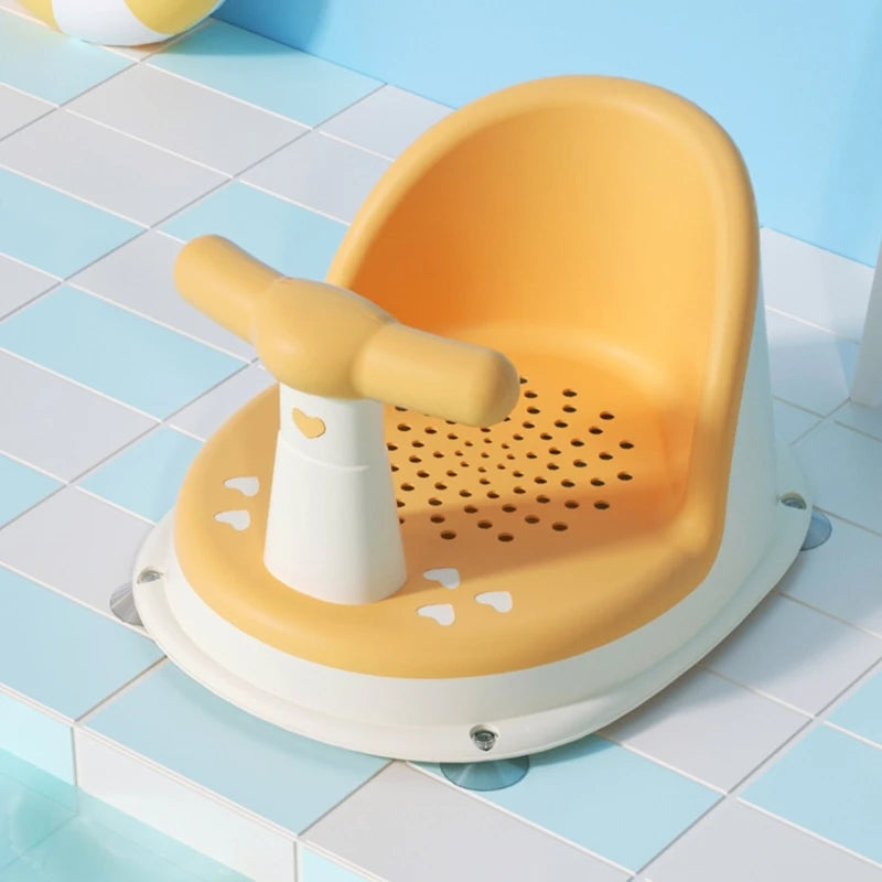 Comfortable Infant Bath Tub Chair: Anti-Slip Baby Bathing Solution - Great Shower Gift for Newborns 6-18 Months