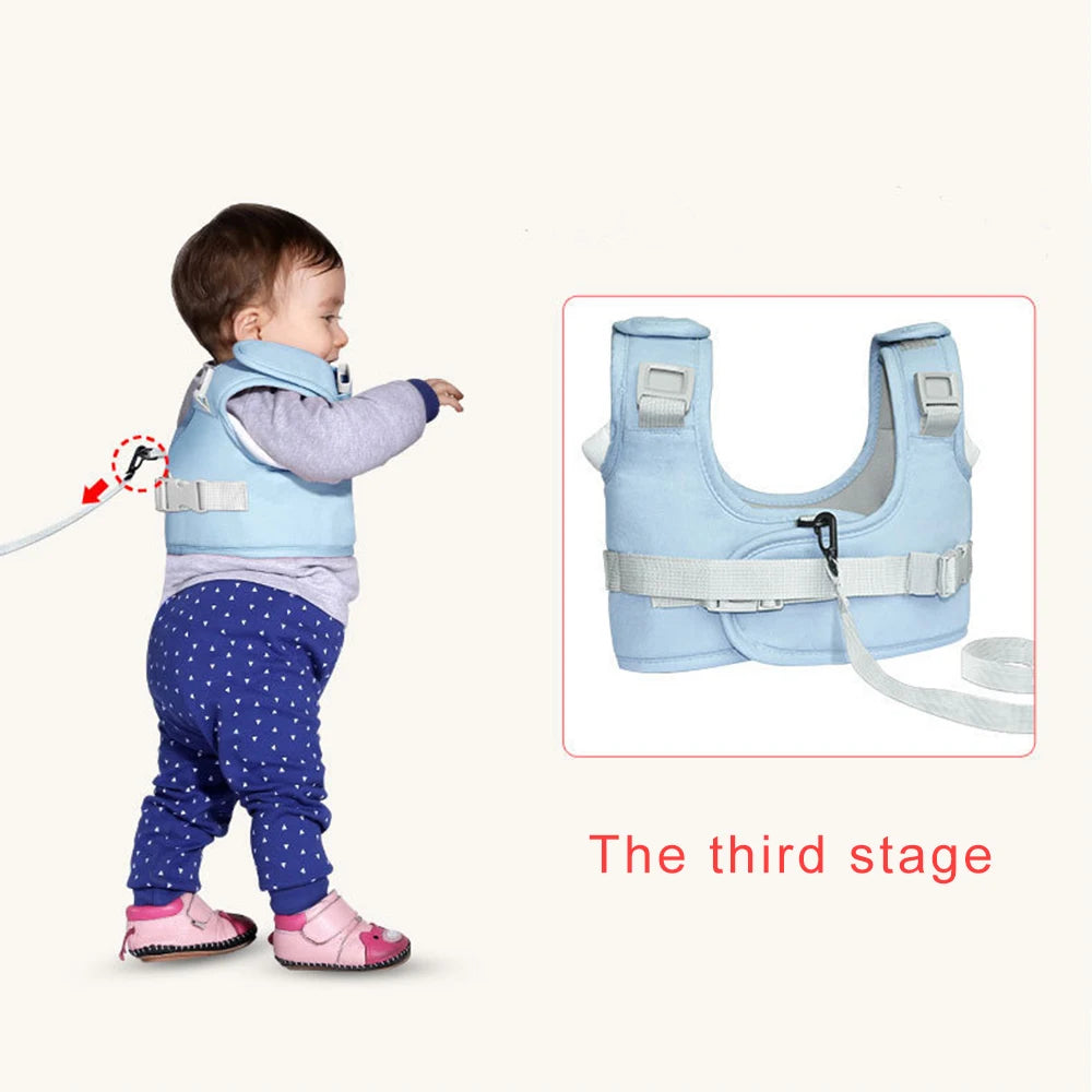 Baby Learning Walking Belt - Toddler Walker Rope for Boy and Girl, Anti-Fall Seat Walk Dual-Use Child Traction Rope