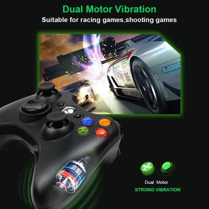 USB Wired Controller for Xbox 360 and 360 Slim, Gamepad Joystick for Microsoft Xbox 360 Console, PC Windows 7/8/10/11