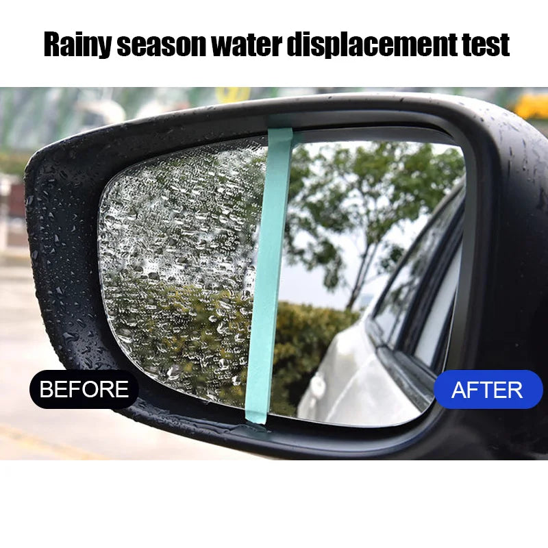 Water Repellent Spray - Anti-Rain Coating for Car Glass, Hydrophobic Liquid Windshield Mirror Mask Auto Polish Kit