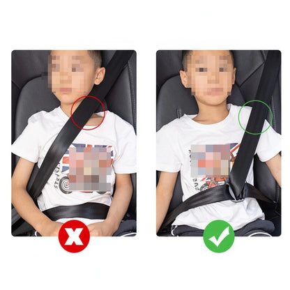 Safety Seat Belt Adjuster - Anti-Neck Positioner and Shoulder Guard Buckle for Kids | Car Accessories