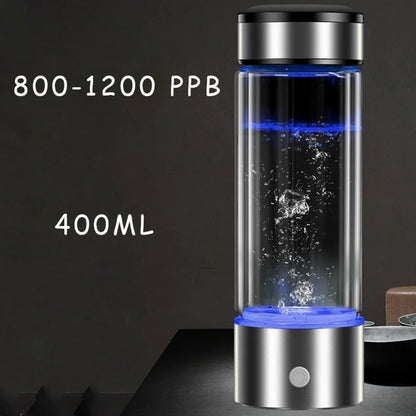 Rechargeable Hydrogen Water Generator: Portable Alkaline Ionizer for Super Antioxidant-Rich Hydration!