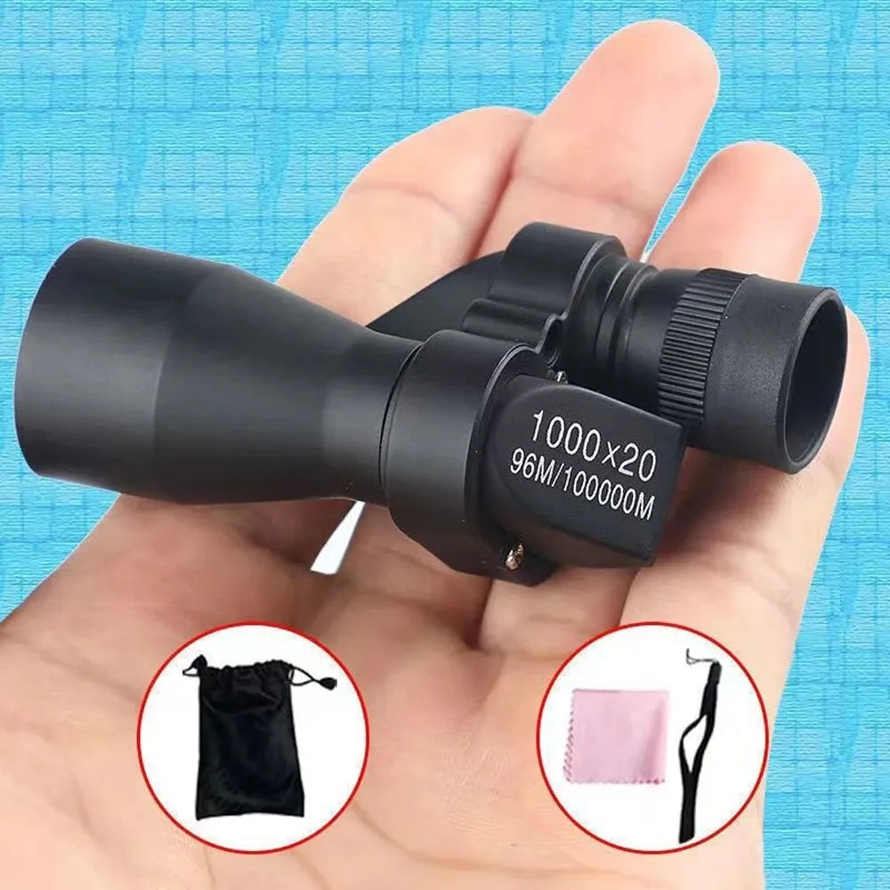 Portable HD Mini Pocket Monocular Telescope: High Magnification Zoom for Outdoor Hunting, Camping, Mountaineering, and Fishing