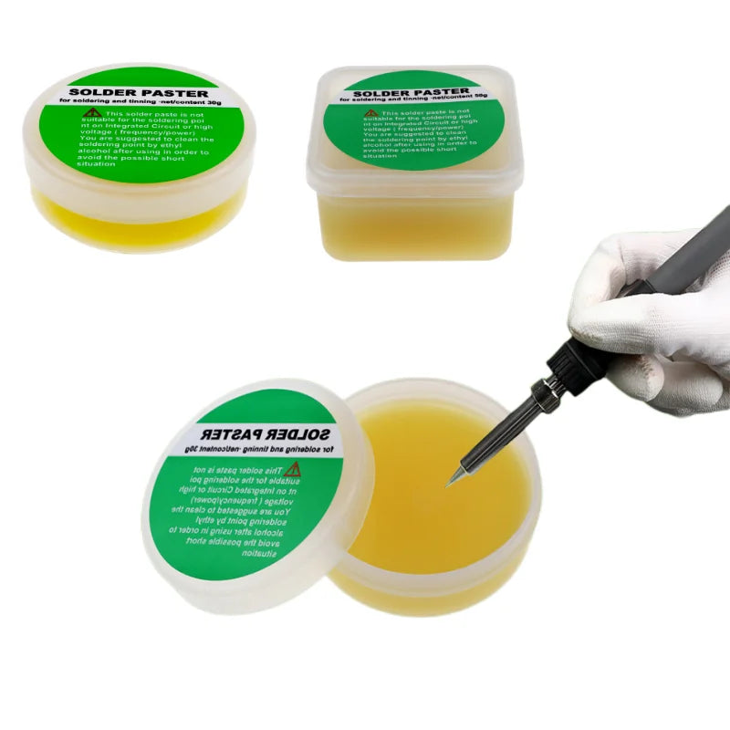 Professional Welding Flux: 30g/50g Solder Paste - 183 Degree Medium Temperature, No-Clean Rosin for Effective Welding