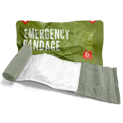 Israeli Bandage Medical Trauma Kit: 4/6-inch Emergency Security Protection for Outdoor Camping Hiking First Aid Wound Care