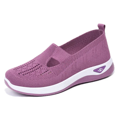 Summer New Comfort Casual Women's Shoes: Fashion Soft Sole Hollow Out Flat Shoes for Women