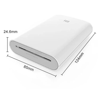 New Original Xiaomi Portable Mini Pocket Photo Printer | Wireless Bluetooth Thermal Print | AR Video | Mijia ZINK Self-Adhesive Color