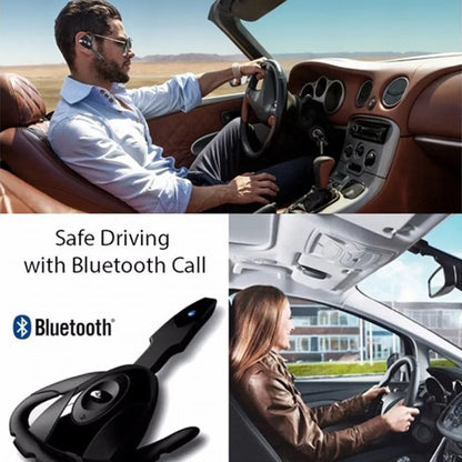 Bluetooth Wireless Headphones with Microphone - Business Earphones for Handsfree Calls, Ideal for Car Driving and Sports