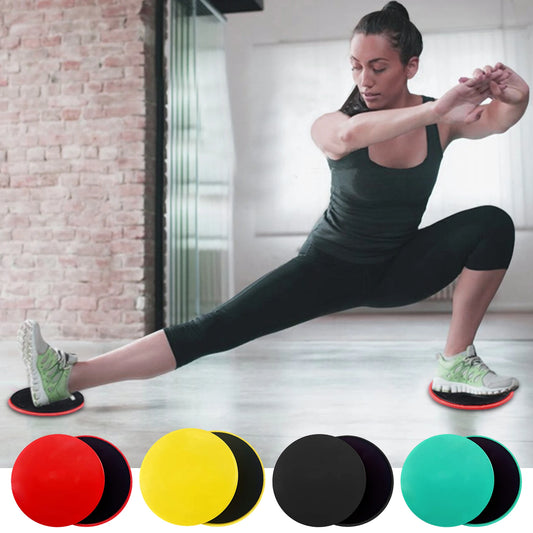 Fitness Core Slider Discs - Pilates Gliding Discs for Full-Body Workout, Abdominal Training, Yoga and Sports Equipment