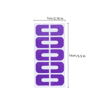 Nail Polish Protector: Disposable Peel-Off Tapes for Skin & Nails - Glue Stickers for Varnish Protection, Manicure Finger Tools