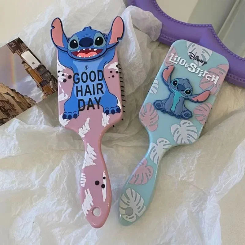 Miniso Disney Lilo and Stitch Air Cushion Comb - Cartoon Stitch Series, Massage Comb for Children and Students