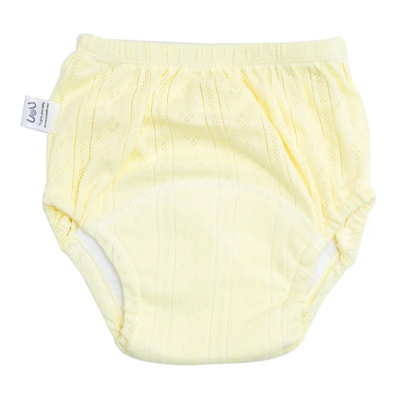 Newborn Training Pants – Solid Color Washable Cloth Diaper Shorts for Boys & Girls, Reusable Infant Nappies