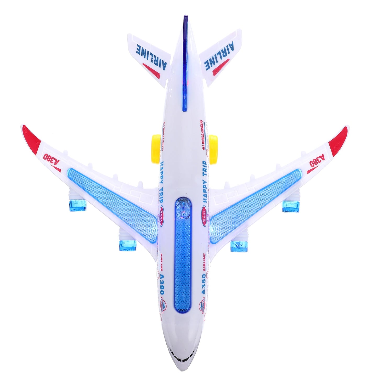 Electronic Aeroplane Toy with Music – Autopilot, Flash Sound, and Automatic Rotation Aircraft, Educational Gift for Children