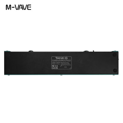 M-vave Tank-G Guitar Multi-Effects Pedal - 36 Presets, 9 Preamp Slots, 3-Band EQ, 8 IR Cab Slots, 3 Modulation/Delay/Reverb Effects