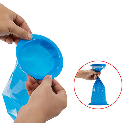 Disposable Sick Bags 1/50pcs - Travel Car Airplane Motion Sickness Nausea Vomit Cleaning Bag - Blue Portable Nets for Hospital