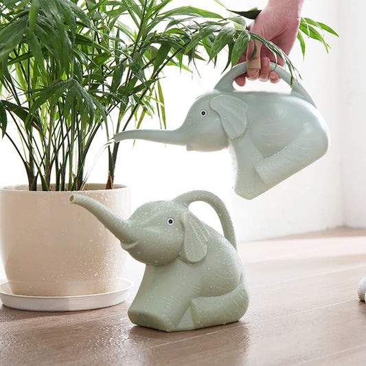 Elephant-Shaped Watering Can Pot - Adorable Home and Garden Tool for Watering Flowers, Succulents, and Potted Plants