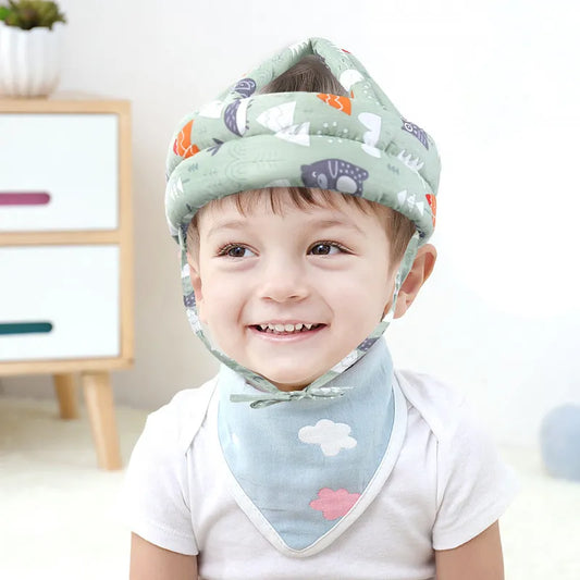 Baby Safety Helmet: Soft Comfortable Head Protection Hat - Adjustable Crash Cap for Head Security, Protective Headgear