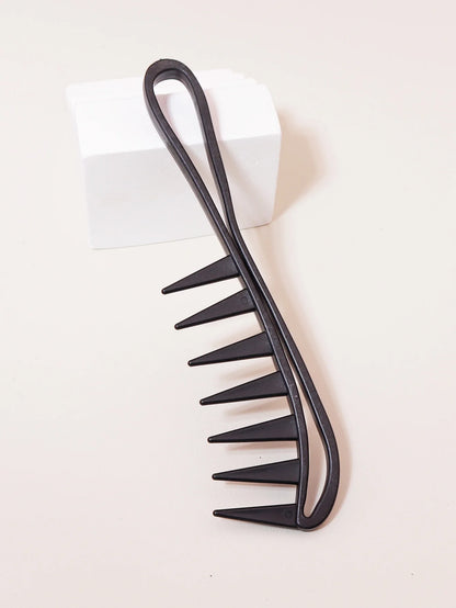 Large Wide-Tooth Hair Comb - Suitable for Men and Women, Ideal for Dry and Wet Hair Detangling