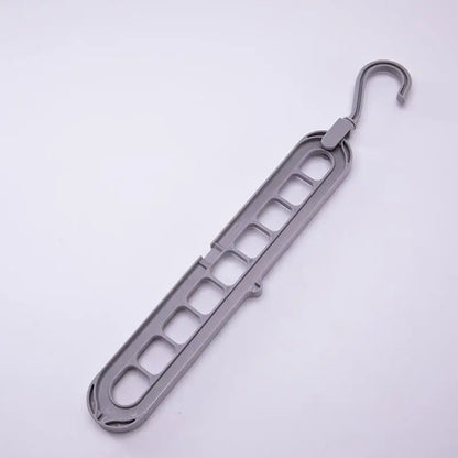 Multifunction Plastic Clothes Hanger Rack - Multi-Port Circle Design for Scarf and Clothes Drying, Storage Rack