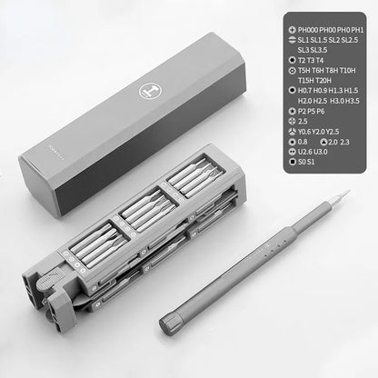 Xiaomi 46-in-1 Multifunction Screwdriver Set - S2 Slotted Precision Bits for Mobile, Notebook, and Household Maintenance - Essential Tools for DIY Enthusiasts