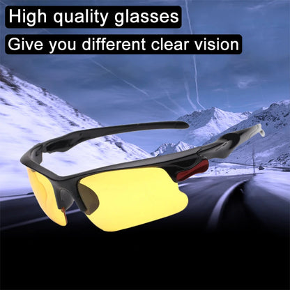 Driving Anti-Glare Polarized Sunglasses - Night Vision Goggles for Drivers - Interior Accessory Protective Eyewear for Men