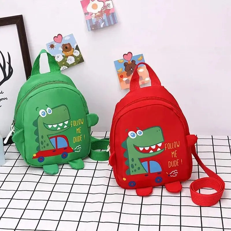 Cute Cartoon Dinosaur School Backpack for Kids | Anti-Lost Toddler Rucksack | Kindergarten Schoolbag