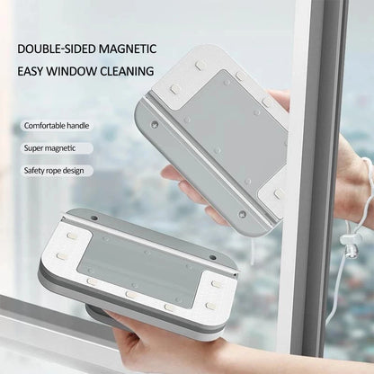 2024 Magnetic Double-sided Window Cleaner | Glass Wiper Cleaning Tool for High Rise Buildings | Outdoor Window Cleaning Brush