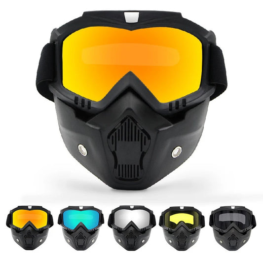 Dustproof Motocross Glasses – Adjustable Motorcycle Goggles with Breathable Full Face Protection – Ideal for Dirt Bike and Off-Road Use