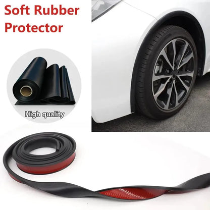 Car Leaf Board Wheel Eyebrow Protector: Waterproof Vinyl Rubber Seal Strip for Anti-Wear & Scratch Blocking - Exterior Accessories Essential