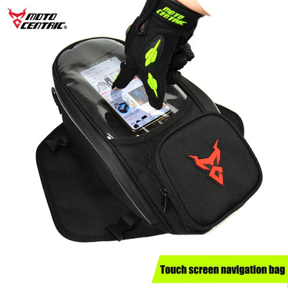 Motocentric Magnetic Motorcycle Waterproof Bag: Fuel Tank Bag with Navigation - Universal Motorbike Tool Backpack, Portable Design