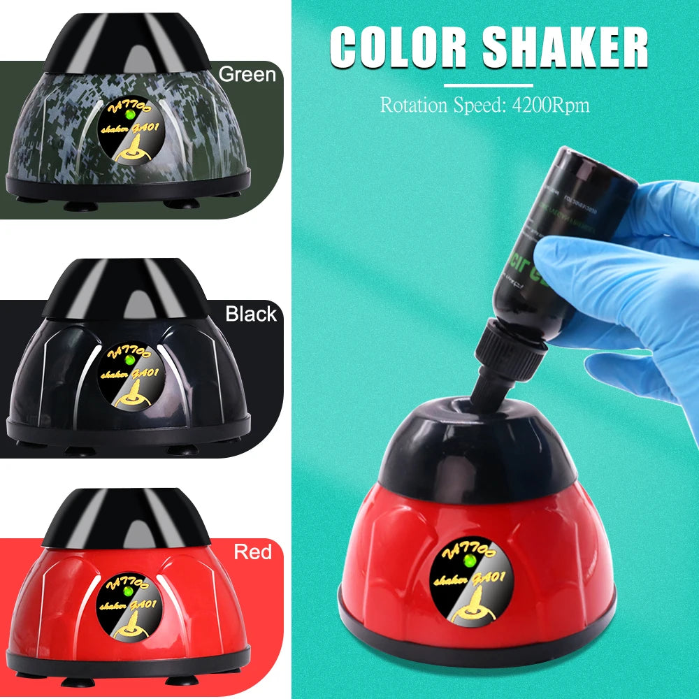 Vortex Electric Tattoo Ink Pigment Mixer | Liquid Shaker Machine for Nail Glue & Polish - Time-Saving Tattoo Accessories