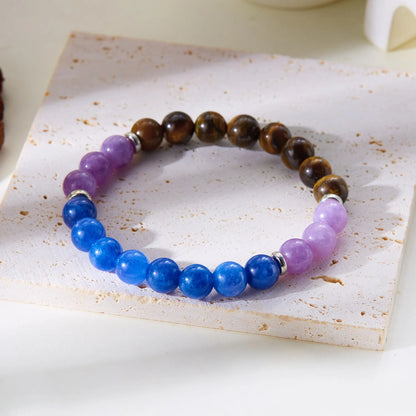 7 Chakra Natural Stone Bracelet - Energy Protection and Good Luck, Meditation Jewelry Gift for Men and Women