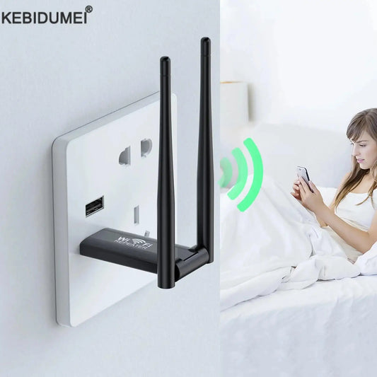 300Mbps 2.4G USB Wireless WiFi Repeater – Extender, Router, Signal Amplifier, Booster, Long Range Wi-Fi Access Point