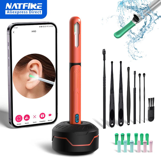 Ear Cleaner Set with Camera: USB C Charging Otoscope Endoscope - Ear Sticks, Wax Removal Tool, and Mini Camera for Effective Ear Cleaning